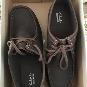 Clarks padmora (wallabee) brown leather shoe